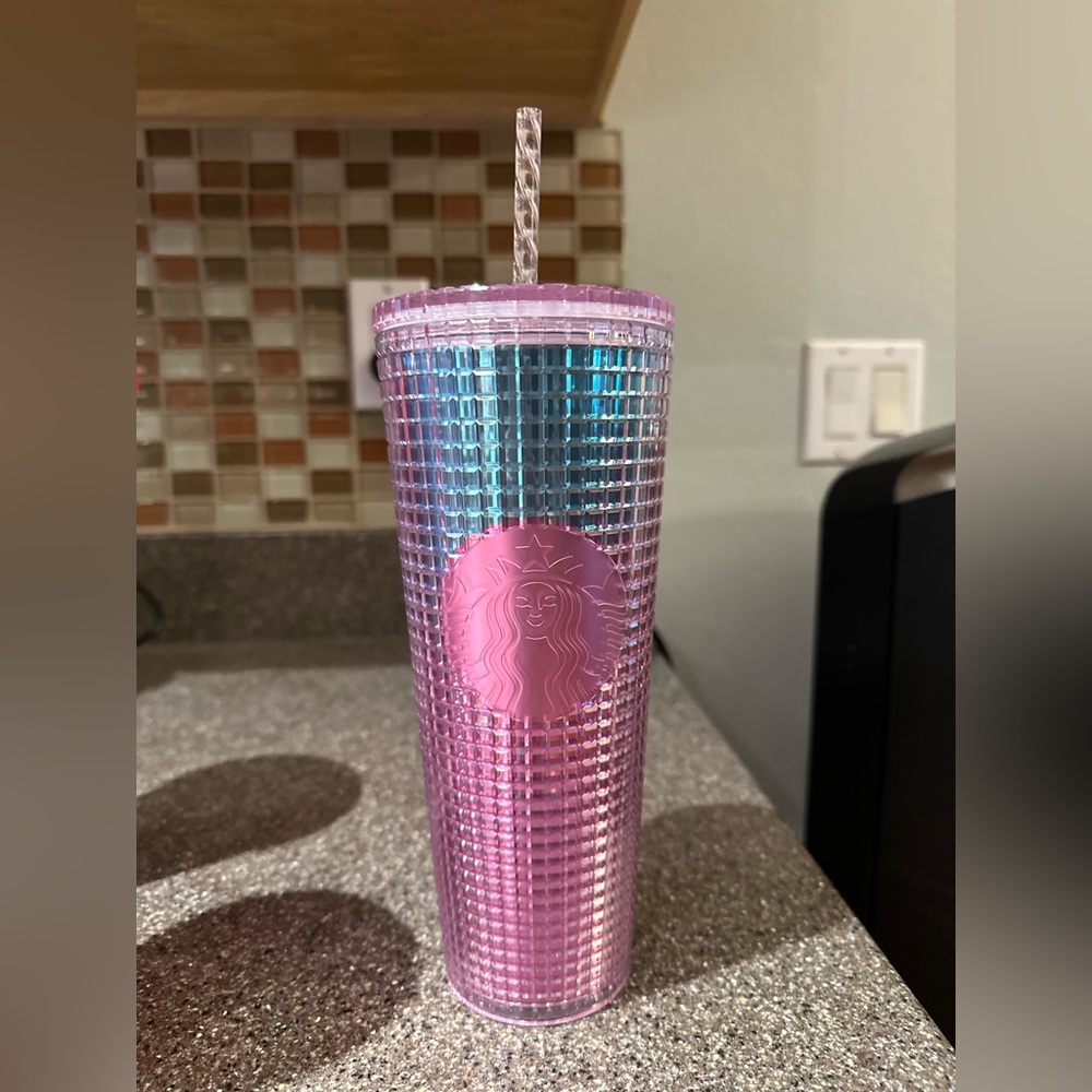 Pink/blue ombré